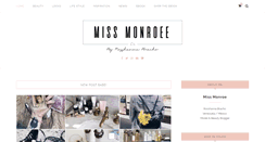 Desktop Screenshot of missmonroee.com